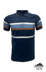 Men’s Premium Horizontal Stripe Polo T-shirt