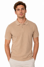 Men’s Textured Jacquard Polo T-Shirt