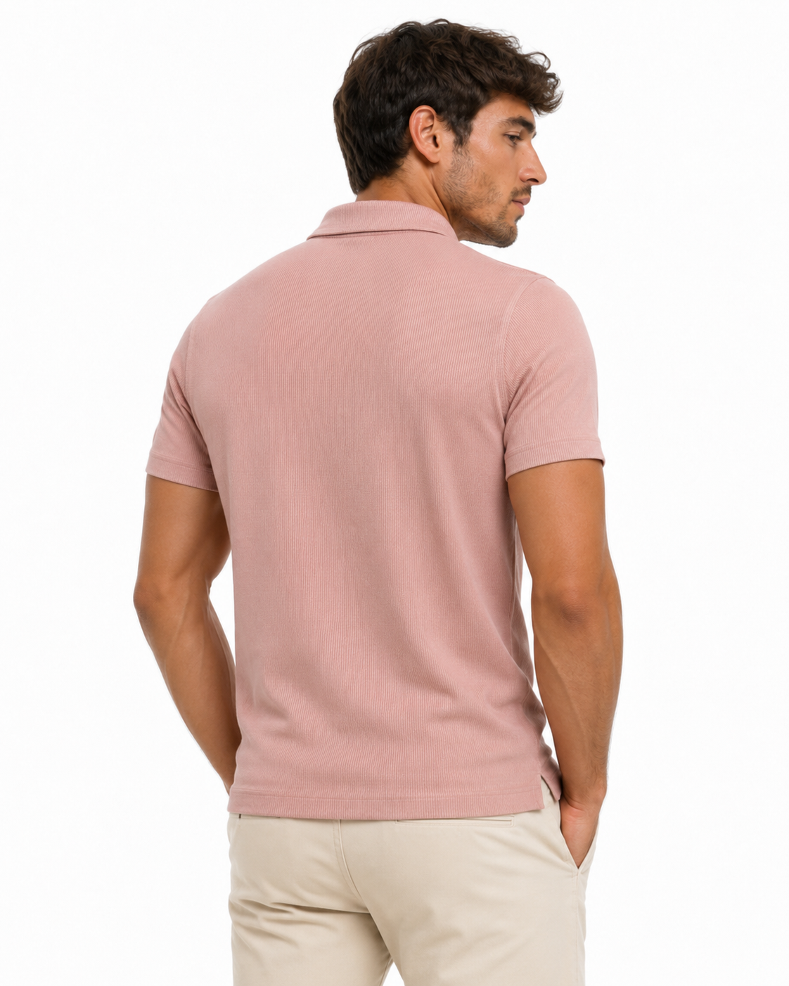 ROUGH Rib Polo T-shirt