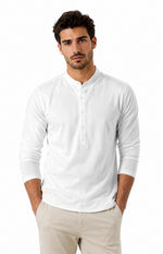 Gravity Premium Chinese Collar Long Sleeve T-Shirt