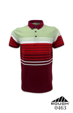 Men’s Textured Jacquard Polo T-Shirt