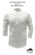 ROUGH T-Shirt Crew-neck Long Sleeve G-1114 White