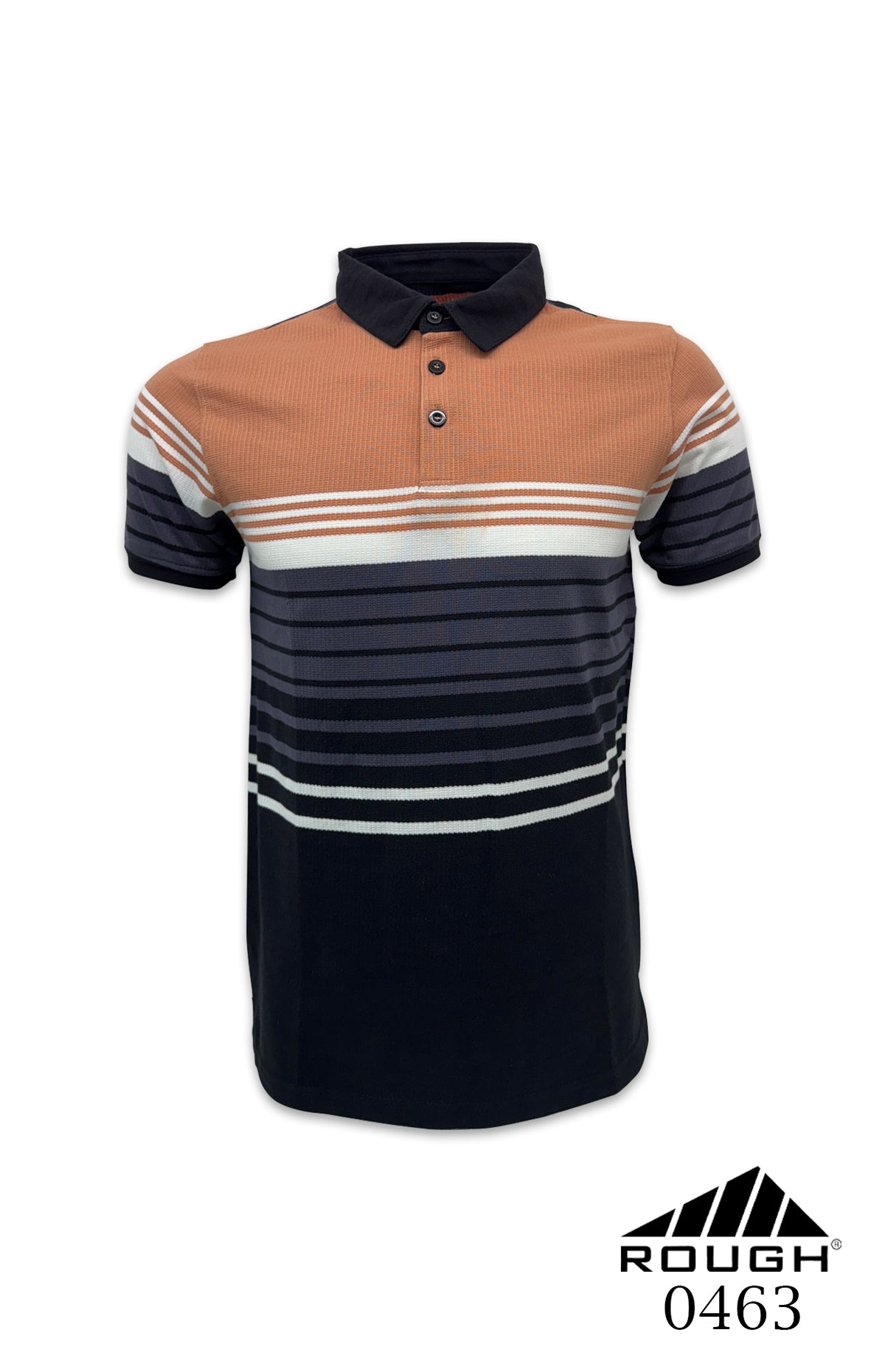 Men’s Textured Jacquard Polo T-Shirt