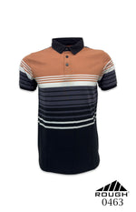Men’s Textured Jacquard Polo T-Shirt