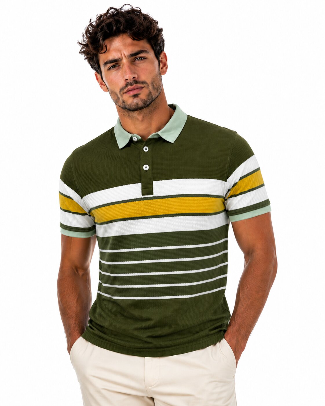 Men’s Premium Jacquard Polo T-shirt