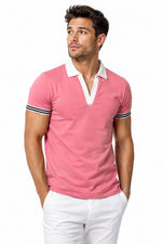 Men’s Premium Johnny Collar Polo T-Shirt