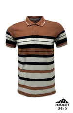 Men’s Premium Horizontal Stripe Polo T-shirt