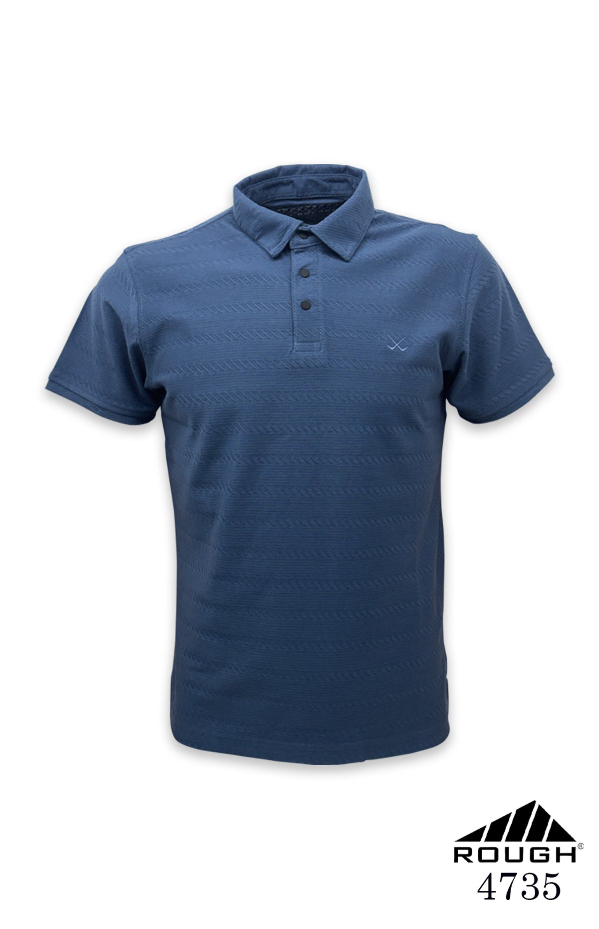 Men’s Premium Textured Jacquard Polo T-shirt