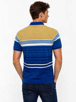 Men’s Textured Jacquard Polo T-Shirt