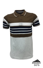 Men’s Premium Horizontal Stripe Polo T-shirt