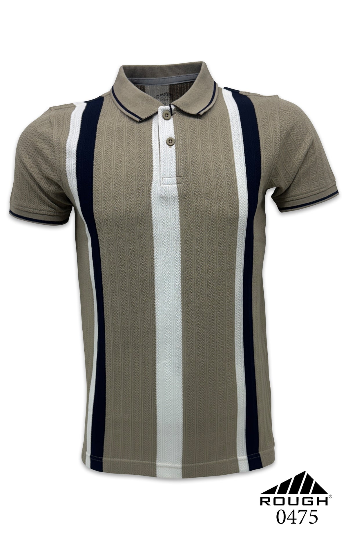 Men’s Premium Vertical Jacquard Polo