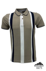 Men’s Premium Vertical Jacquard Polo