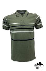 Men’s Premium Horizontal Stripe Polo T-shirt