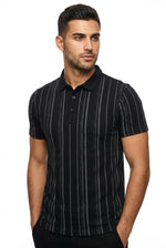 Men’s Classic Textured Polo T-Shirt