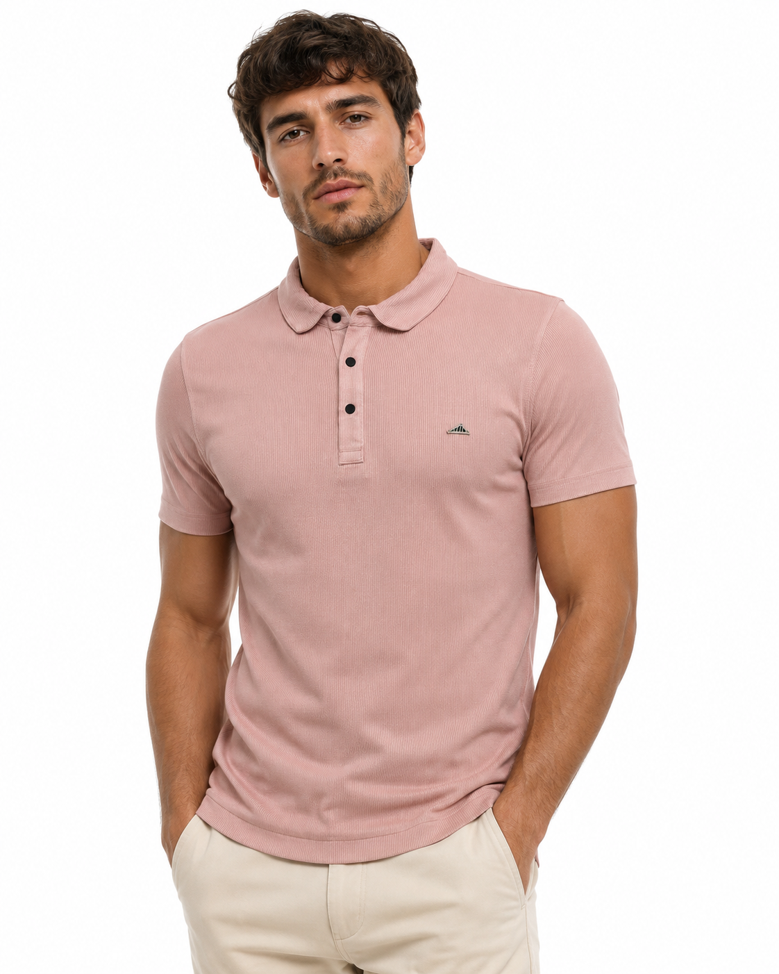 ROUGH Rib Polo T-shirt